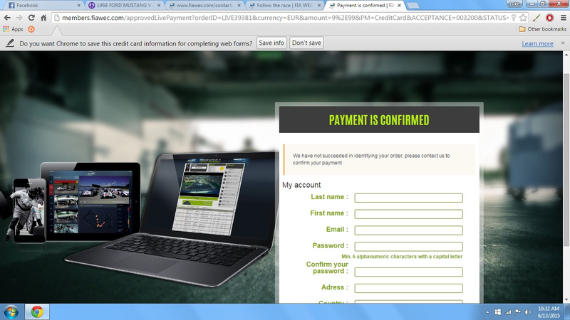 Illustration for article titled Anyone pay to get FIAWEC membership?